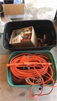 Extension cords and electrical supplies