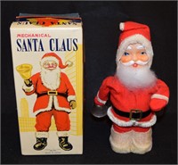 Boxed Mechanical Bell Ringing Santa by Alps
