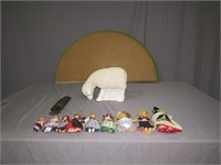 Dolls, Sheep, and Table Tops-
