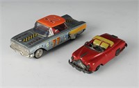 Twp Japanese Tin Toy Cars
