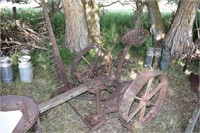 ANTIQUE HORSE DRAWN HAY MOWER ! BY