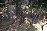 2 ANTIQUE WALKING PLOWS ! BY