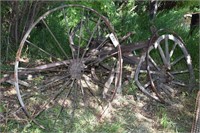 ANTIQUE WAGON WHEELS ! BY