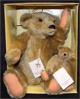 Boxed Pair of 1983 Steiff Teddy Bears
