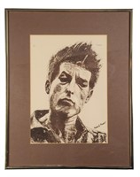 Limited Edition Lithograph of Bob Dylan, Probst