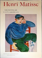 1970 Henri Matisse Exhibition Poster