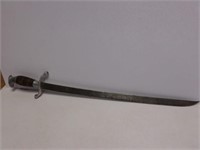 Vintage Mexican Presentation Sword With Etching