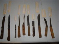Butchering knife set