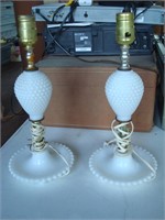 Hobnail lamps