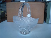 Lead crystal basket--Germany