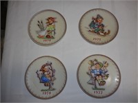 (4) Hummel Annual Plates 1974 - 1977