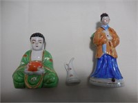 (3) Occupied Japan 2 Oriental Figures &
