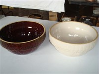 Stoneware bowls (2)