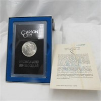 1882 CC MORGAN SILVER DOLLAR UNC GSA BOXED