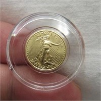 2014 $5.00 GOLD EAGLE 1/10oz FINE GOLD COIN