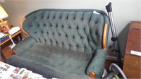 Green upholstery sofa