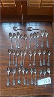 32 sterling souvenir spoons