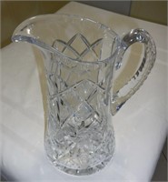 Cut Crystal Pitcher -  leaded glass