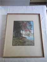 Artwork:  Wallace Nutting Flowering Tree signed