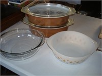 Pyrex baking dishes (4)