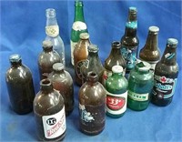 Lot of vintage beer bottles