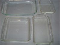 Fire King and Pyrex baking dishes