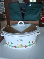 Rival crock pot with carrying case