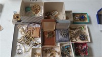 Costume jewelry; necklaces rings and earrings