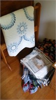 Quilts and rack and wall hanging quilt