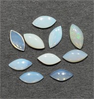 46B- 10 genuine opal gemstones $150