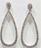 7B- High fashion large dangle earrings $80