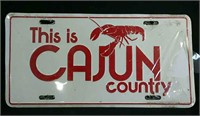 Cajun Country novelty license plate