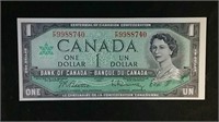 1967 Canada $1 bill - Rasminsky and Beattie