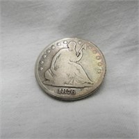 1876 SEATED LIBERTY HALF DOLLAR