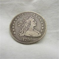 1798 BUST DOLLAR OWNER GRADED XF