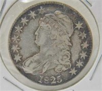 1825 Capped Bust 50 Cent Half Dollar