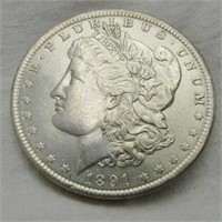 1891 MORGAN SILVER DOLLAR OWNER GRADED MS-67