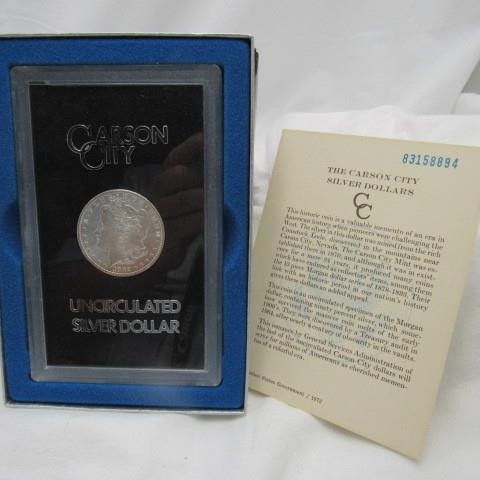 Rare & Key Date Graded Morgan Silver Dollars & Coin Auction