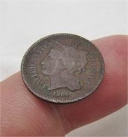 1866 Copper 3 Cent Nickel