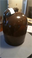 Dark brown 2 gallon crock jug