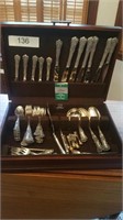 Gorham sterling silverware 16 spoons, 6 spears, 9
