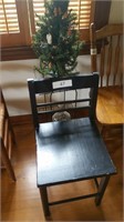 Paint black chair and metal stand