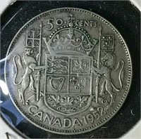 1952 Canada Silver Half Dollar