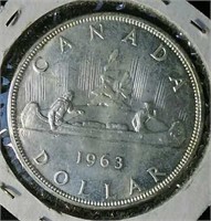 1963 Canada Silver dollar
