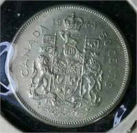 1964 Canada Silver Half Dollar