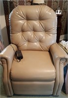 Beige Leather Med - Lift Chair