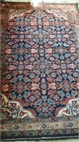 3 multi colored rugs - some hand tied