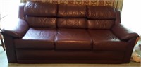 Leather La-Z-Boy Sleeper Couch
