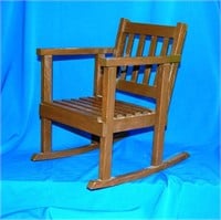 Solid Wood Bear / Doll Rocking Chair