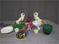 Collection of Pottery and Glass Pieces-